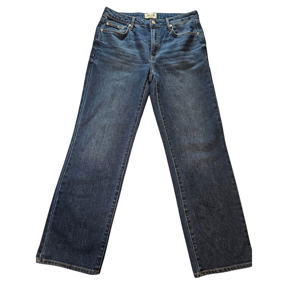 Seven7 Loose Straight Jeans Womens 6 Blue‎ Denim Stretch